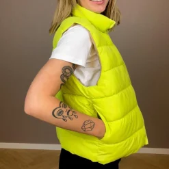 Noisy May Dame Vest - Wild Lime