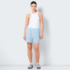 Noisy May Luna Dame Shorts - Bright White/Allure
