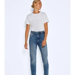 Noisy May Noise May Moni HW Dame Jeans - Dark Blue Denim