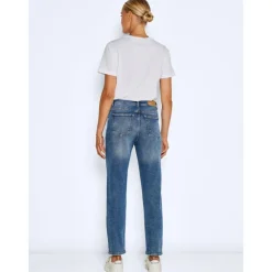 Noisy May Noise May Moni HW Dame Jeans - Dark Blue Denim
