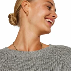 Noisy May Siesta Dame Kjole - Medium Grey Melange