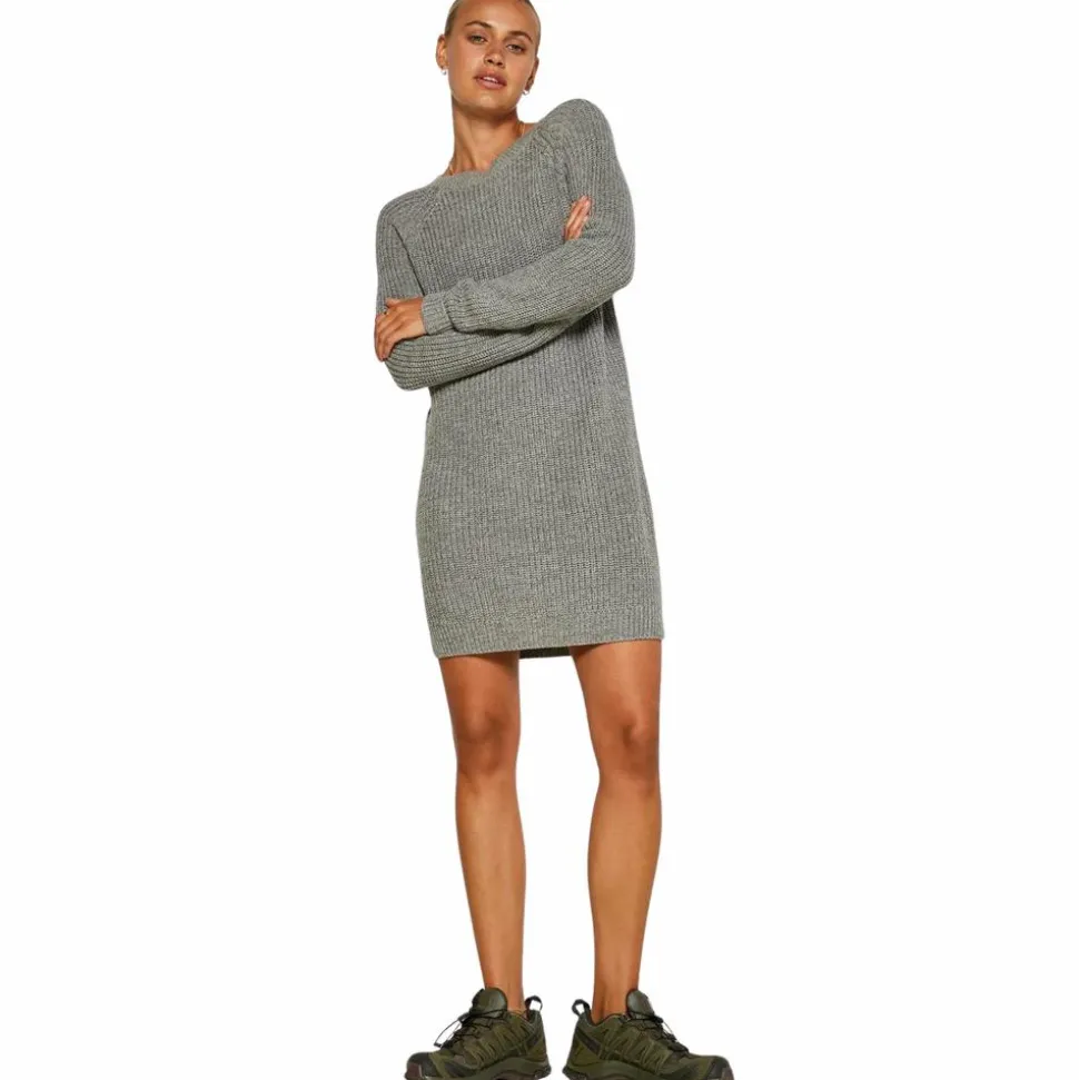 Noisy May Siesta Dame Kjole - Medium Grey Melange