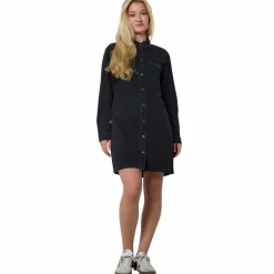 Noisy May Signe Dame Kjole - Black Denim