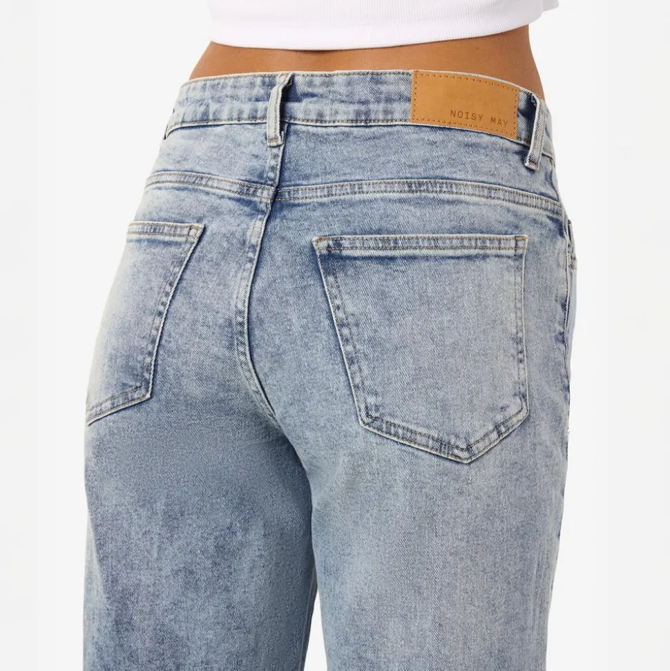 Noisy May Yolanda Dame Jeans - Light Blue Denim