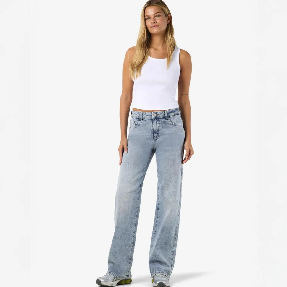 Noisy May Yolanda Dame Jeans - Light Blue Denim