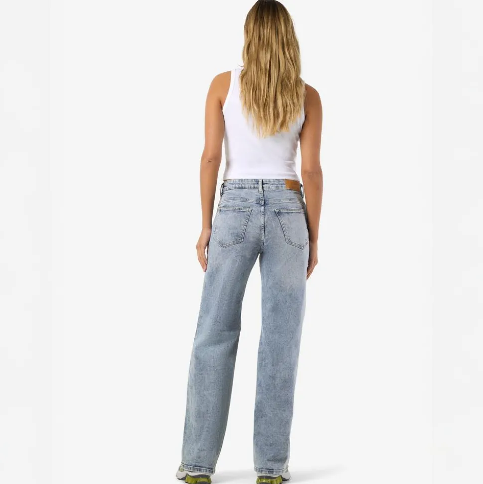 Noisy May Yolanda Dame Jeans - Light Blue Denim