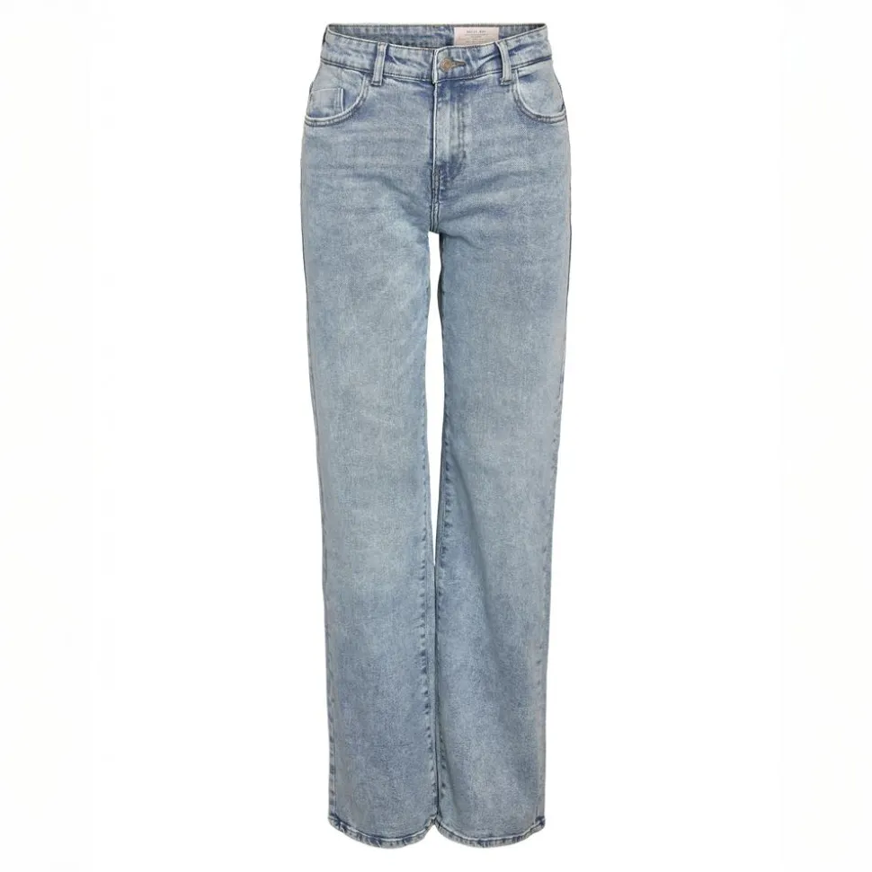Noisy May Yolanda Dame Jeans - Light Blue Denim