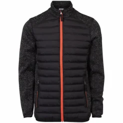 Nordic Apparel Webster Herre Overgangsjakke Plus Size - Black/Black