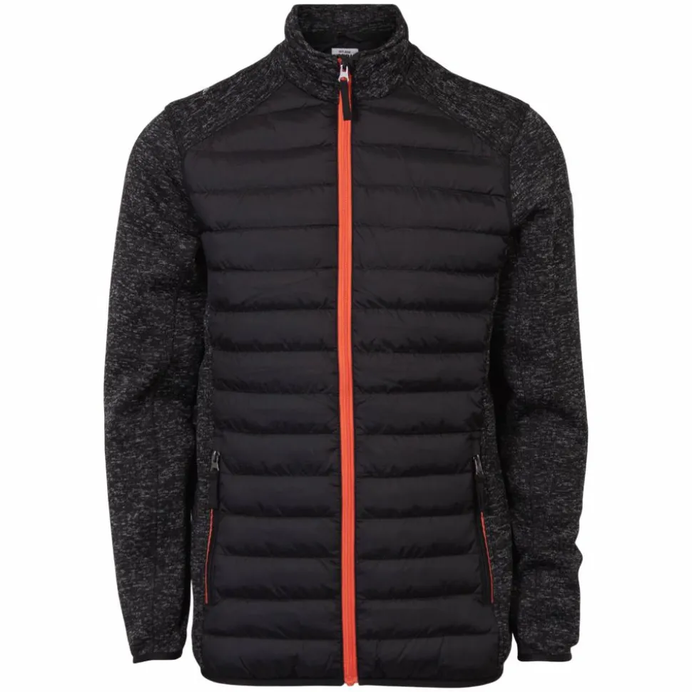 Nordic Apparel Webster Herre Fleecejakke - Black/Black