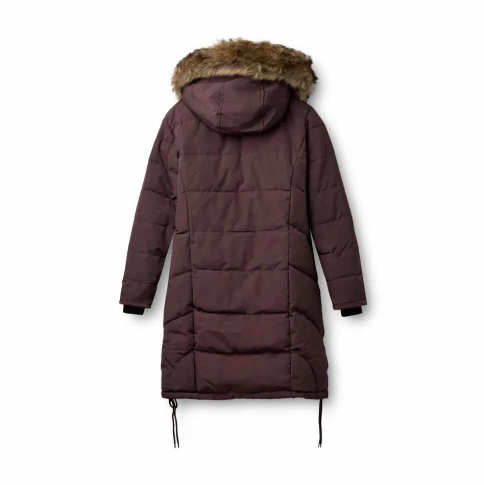 Nordic Project 18 Artemis Dame Vinterjakke m. BIONIC-FINISH® ECO coating - Rasin