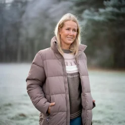 Nordic Project 18 Ayla Dame Vinterjakke m. BIONIC-FINISH® ECO coating - Caribou