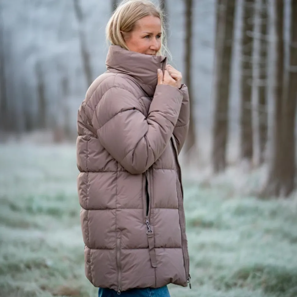 Nordic Project 18 Ayla Dame Vinterjakke m. BIONIC-FINISH® ECO coating - Caribou