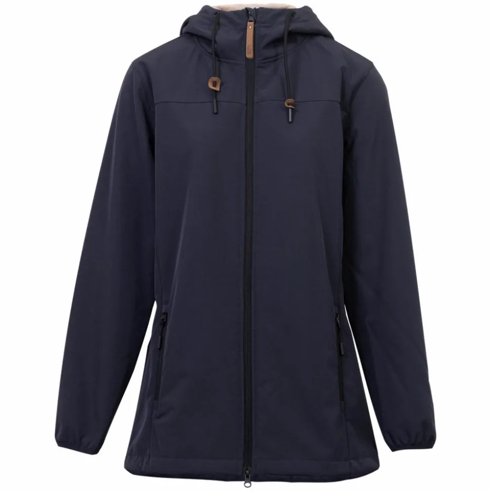 Nordic Project 18 Delta Dame Softshell m. fleece - Total Eclispe