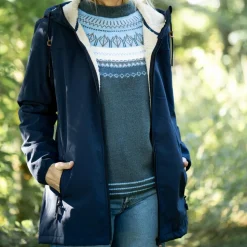 Nordic Project 18 Delta Dame Softshell m. fleece - Total Eclispe