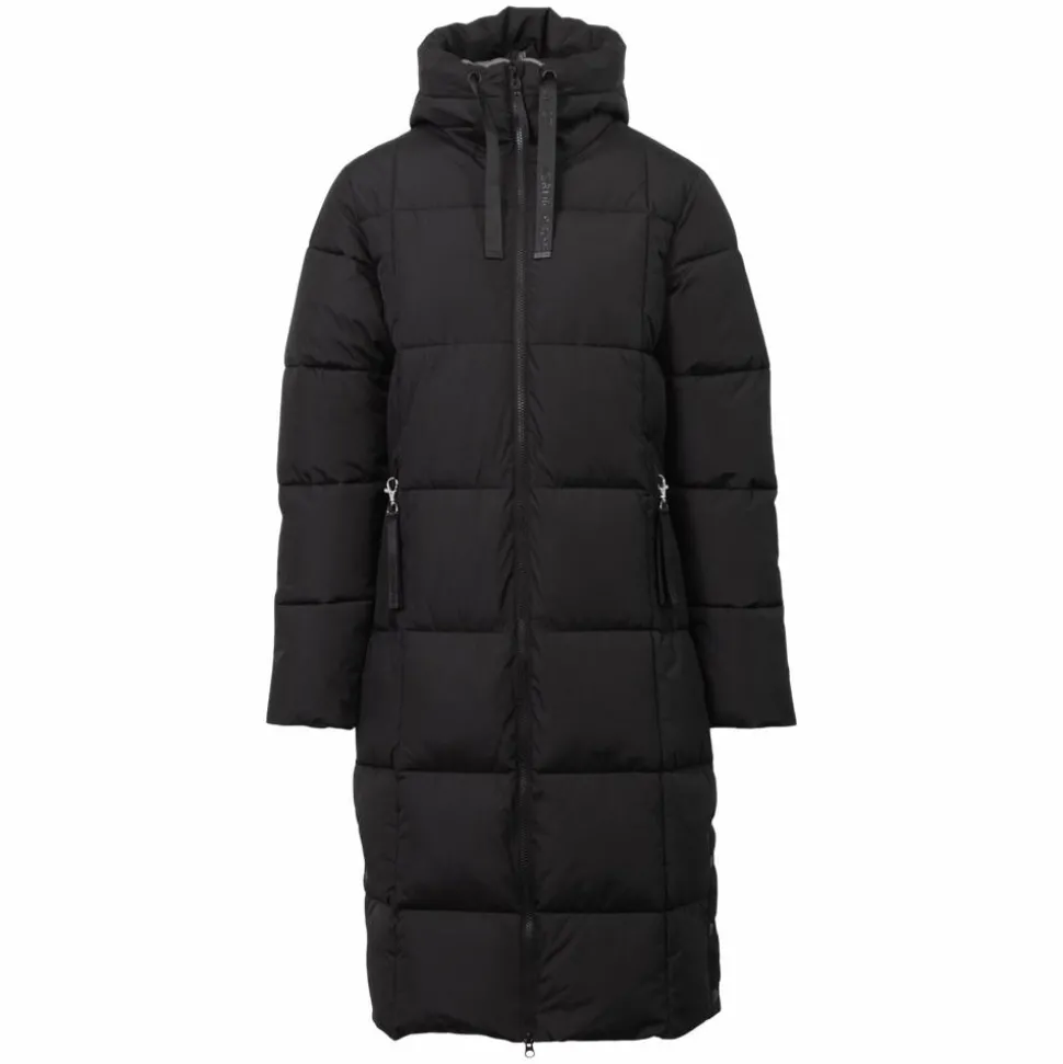 Nordic Project 18 Diana Dame Vinterjakke m. BIONIC-FINISH® ECO coating - Black