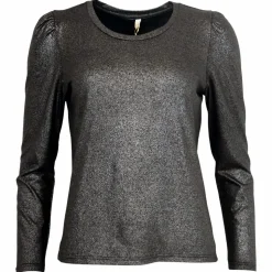 Ofelia Carla Dame Bluse - Black Combi