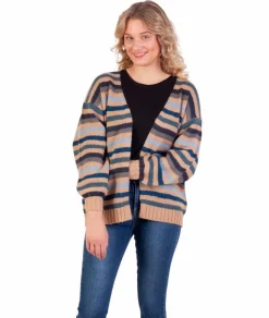 Ofelia Dame Cardigan - Blue Combi