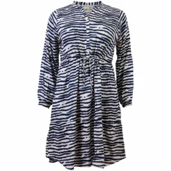 Ofelia Dame Kjole - Blue Combi