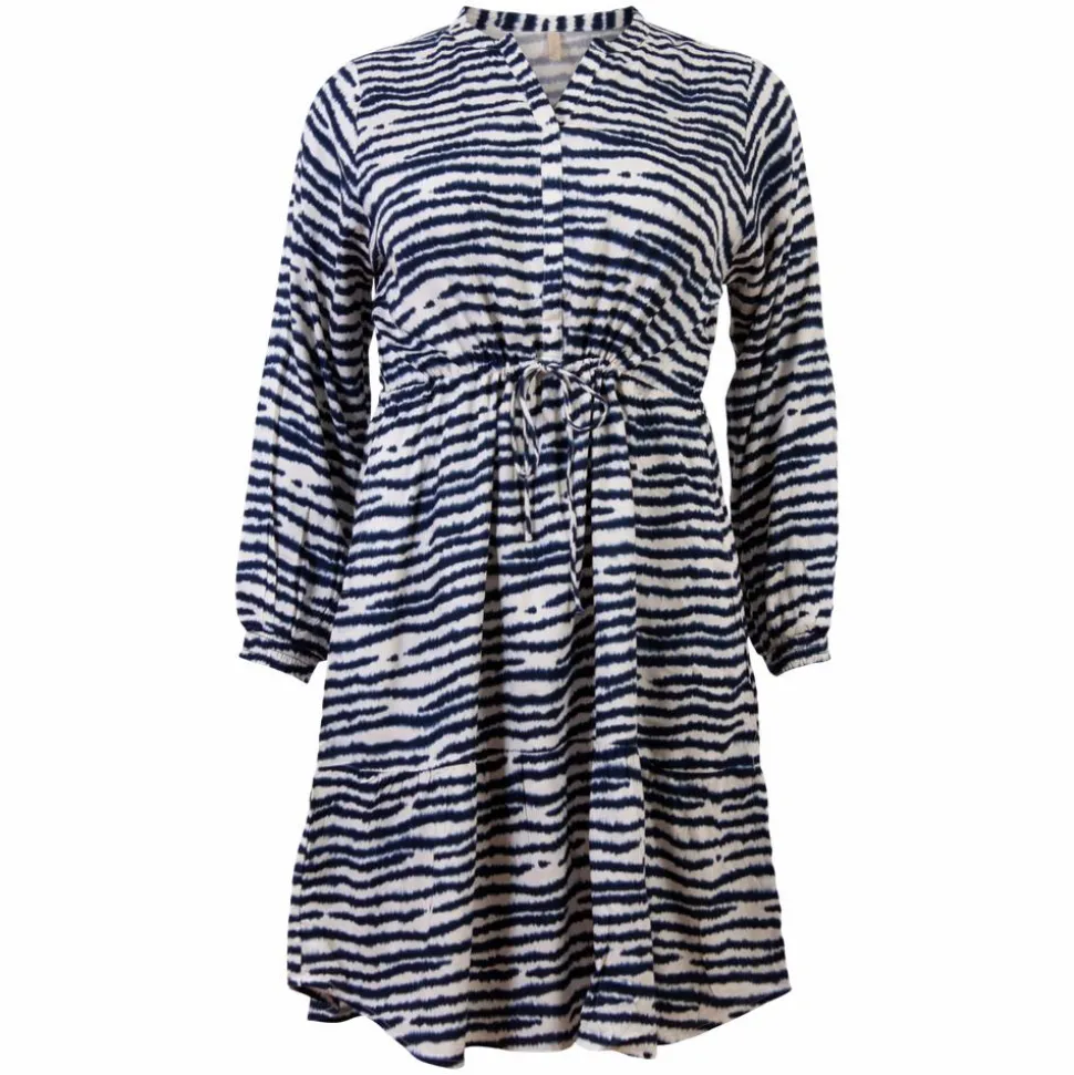 Ofelia Dame Kjole - Blue Combi