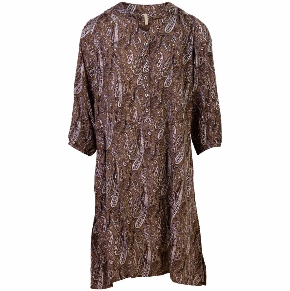 Ofelia Dame Tunika - Brown Combi