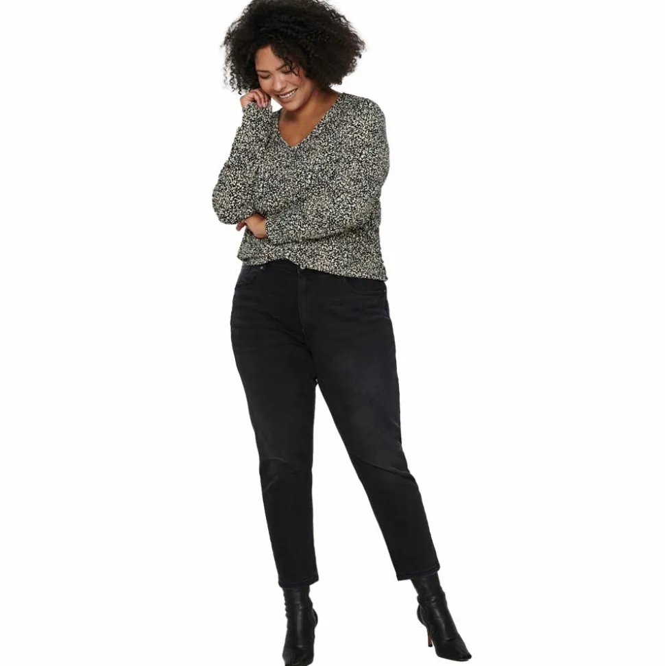 Only Carmakoma Dame Jeans Plus Size - Denim Black