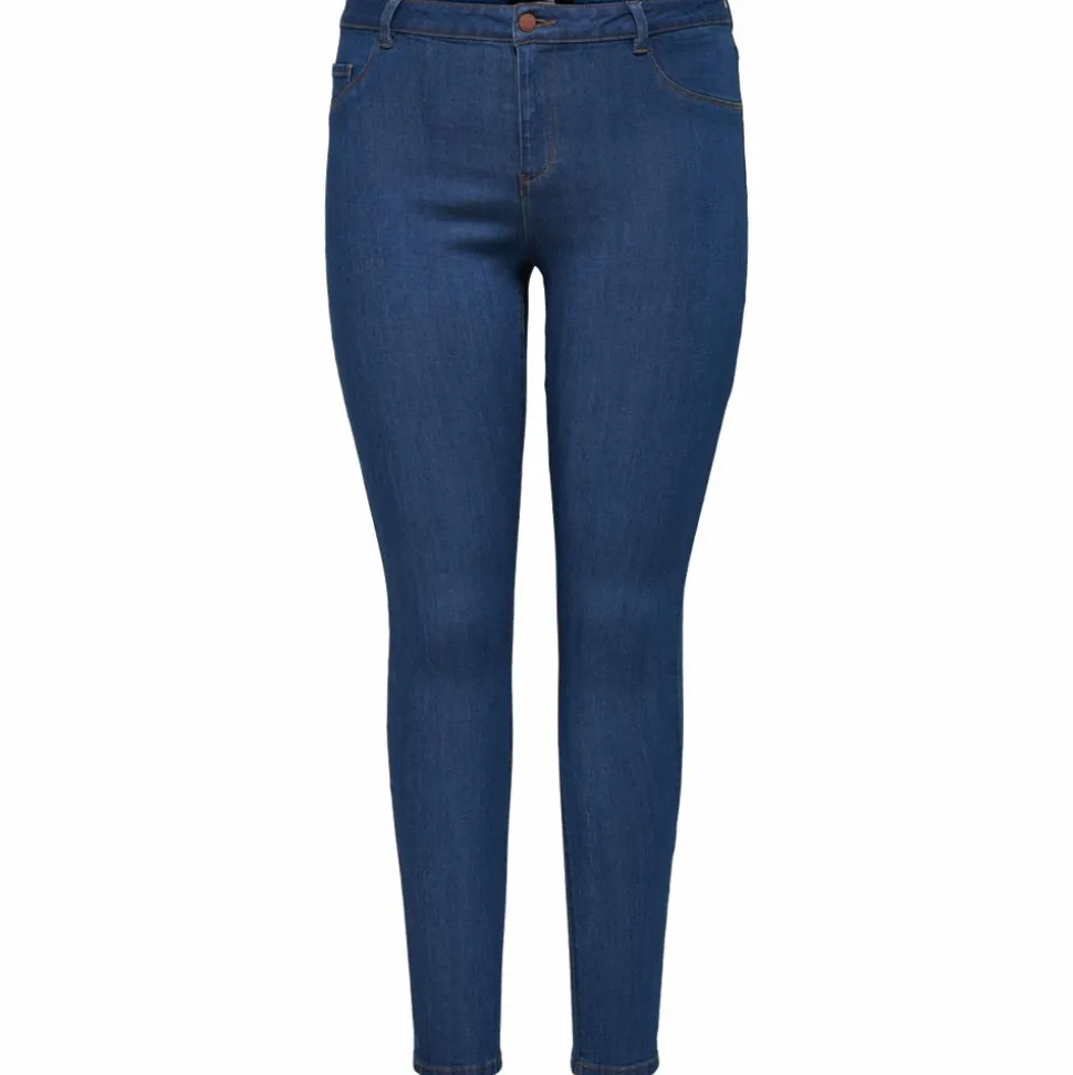 Only Carmakoma Dame Jeans Plus Size - Denim Blue