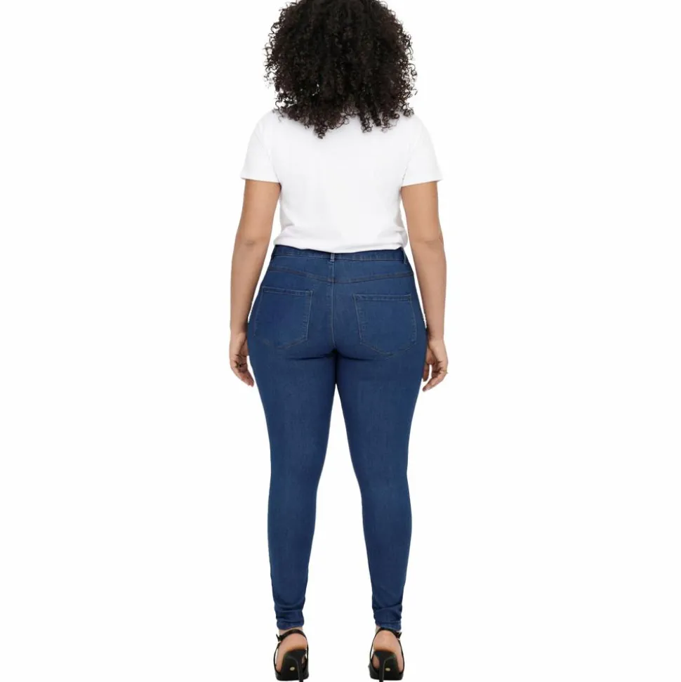 Only Carmakoma Dame Jeans Plus Size - Denim Blue