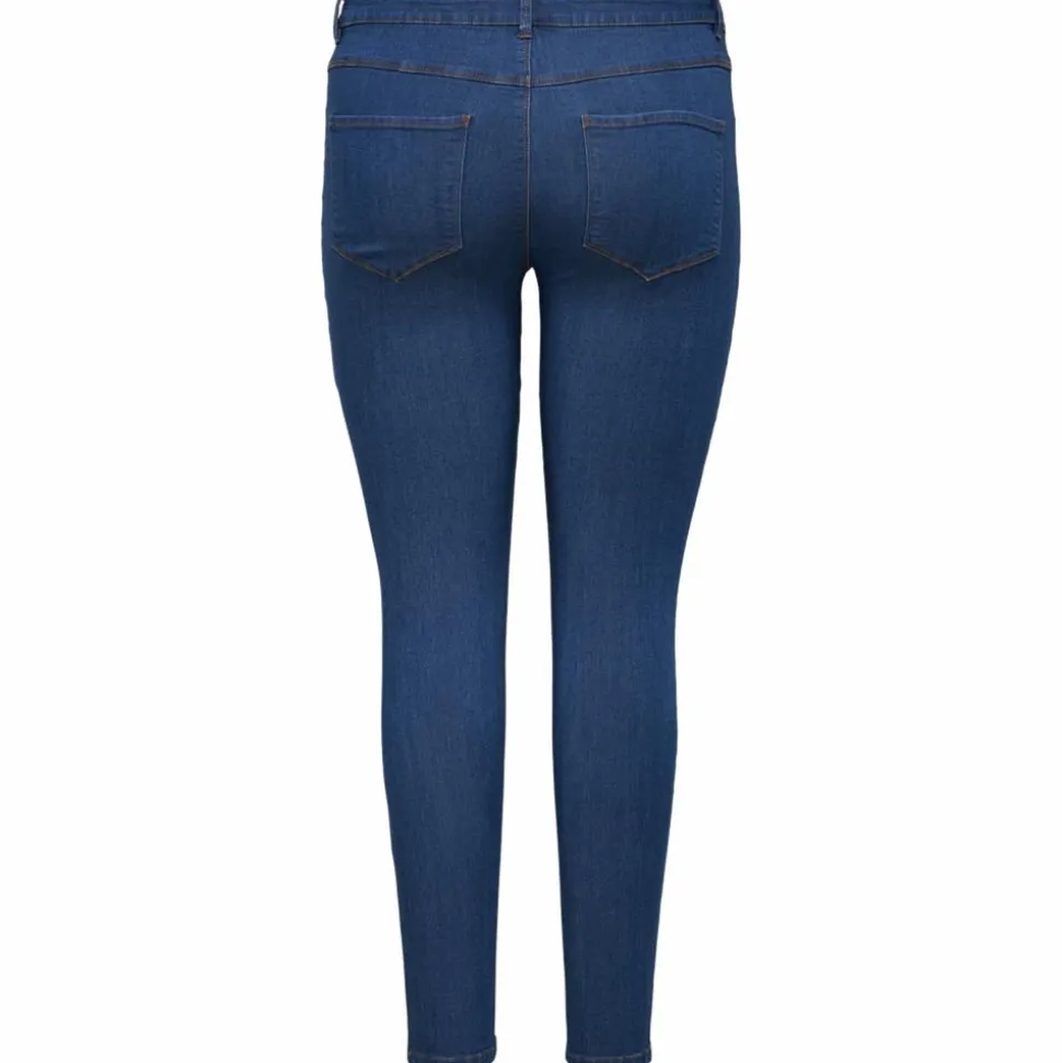 Only Carmakoma Dame Jeans Plus Size - Denim Blue