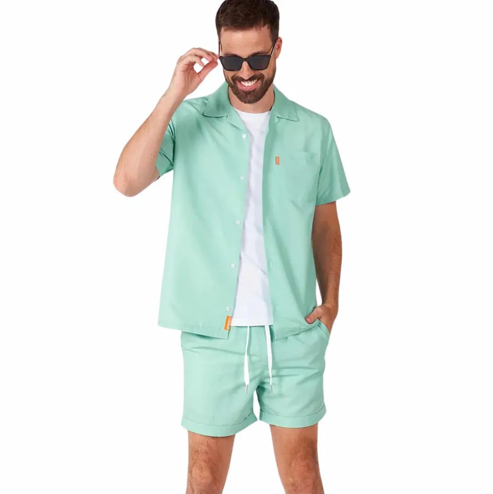 OppoSuits Herre Shortssæt - Magic Mint