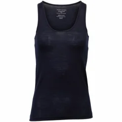 Panos Emporio Dame Tanktop i merinouldmix - DARK NAVY