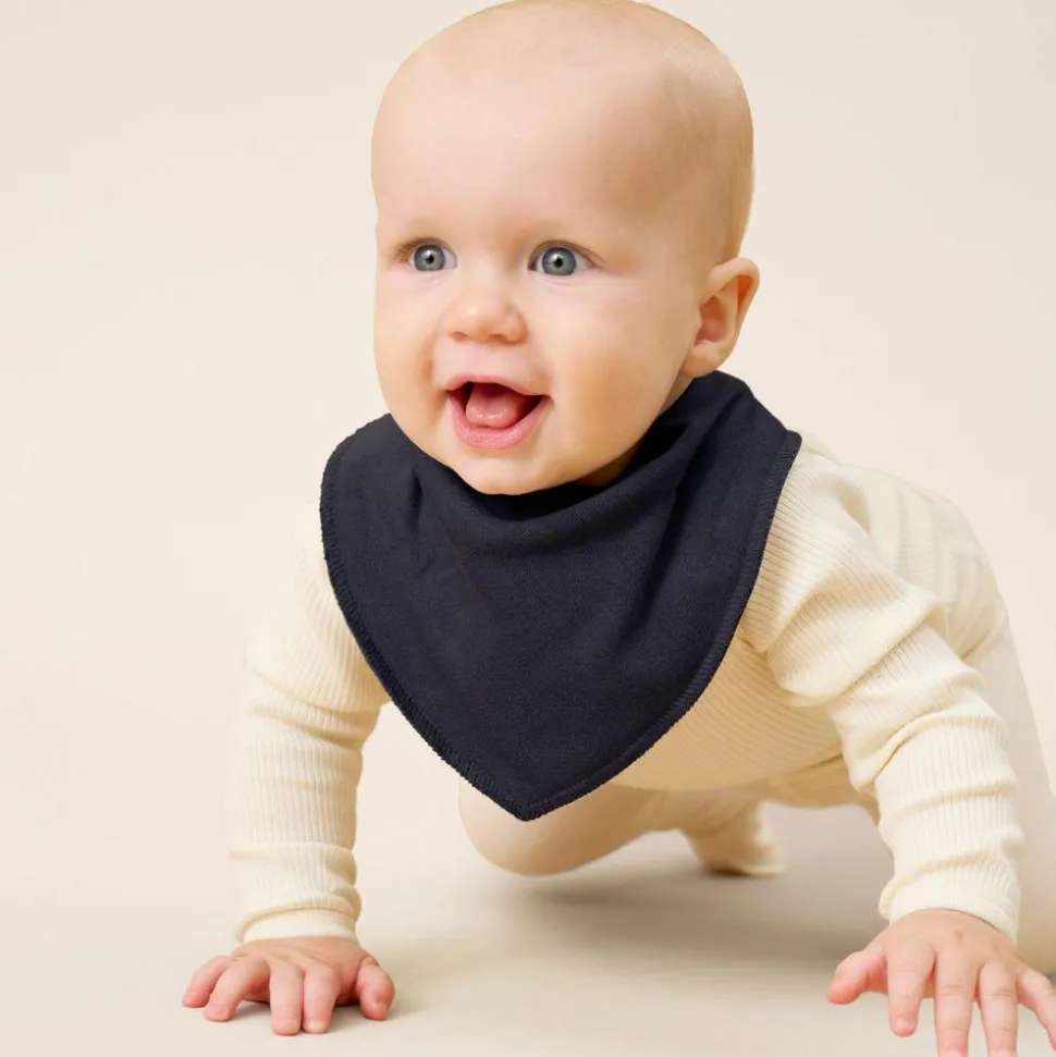 Pippi Baby Savlesmæk i økologisk bomuld - Dark Navy