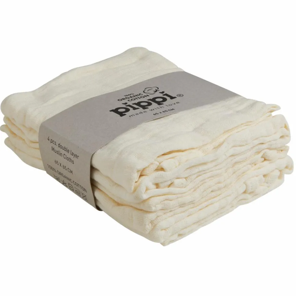 Pippi Baby Stofble i økologisk bomuld - Marshmallow White