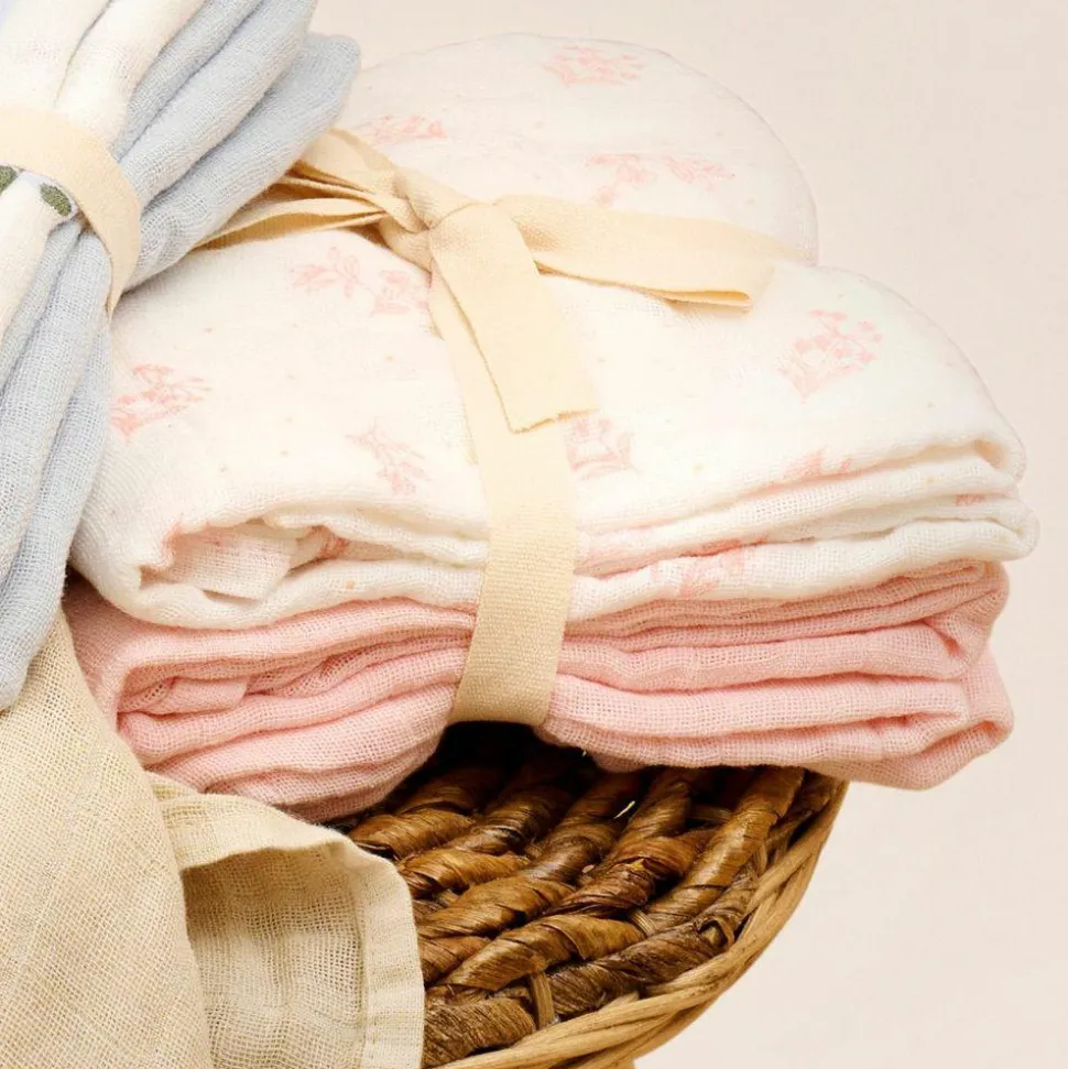 Pippi Baby Stofble i økologisk bomuld - Veiled Rose
