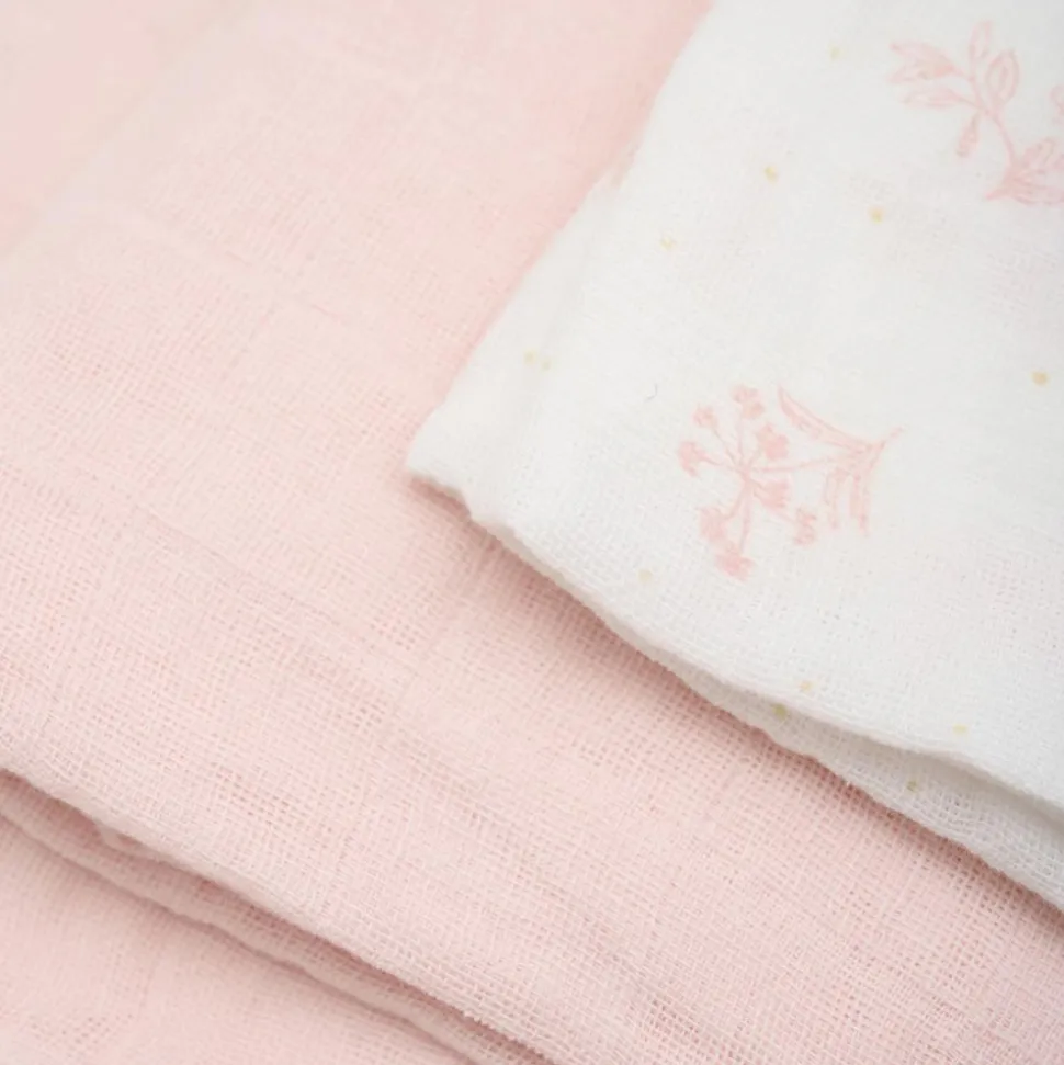 Pippi Baby Stofble i økologisk bomuld - Veiled Rose