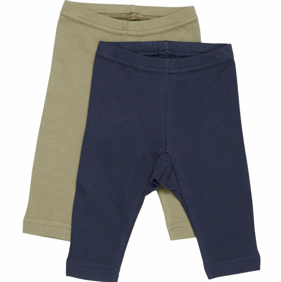 Pippi Drenge Leggings - Deep Lichen Green