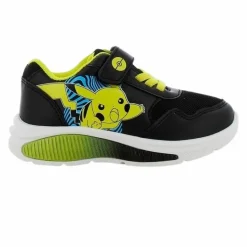 Pokémon Pikachu Børne Sneakers m. blink - Sort/gul
