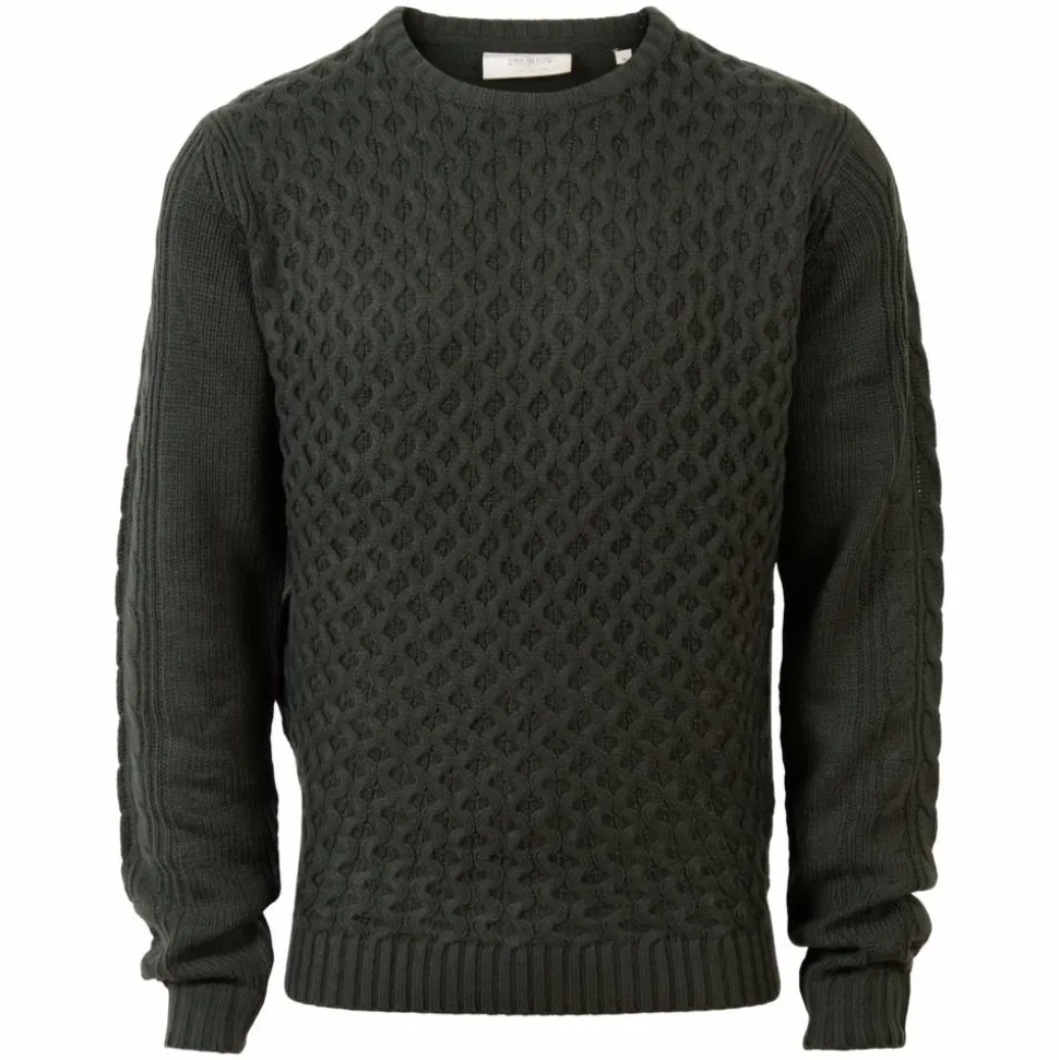 Pre End Austin O Herre Striktrøje - Forest Green