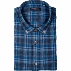 Pre End Farmer Herre Skjorte - Colony Blue Mix