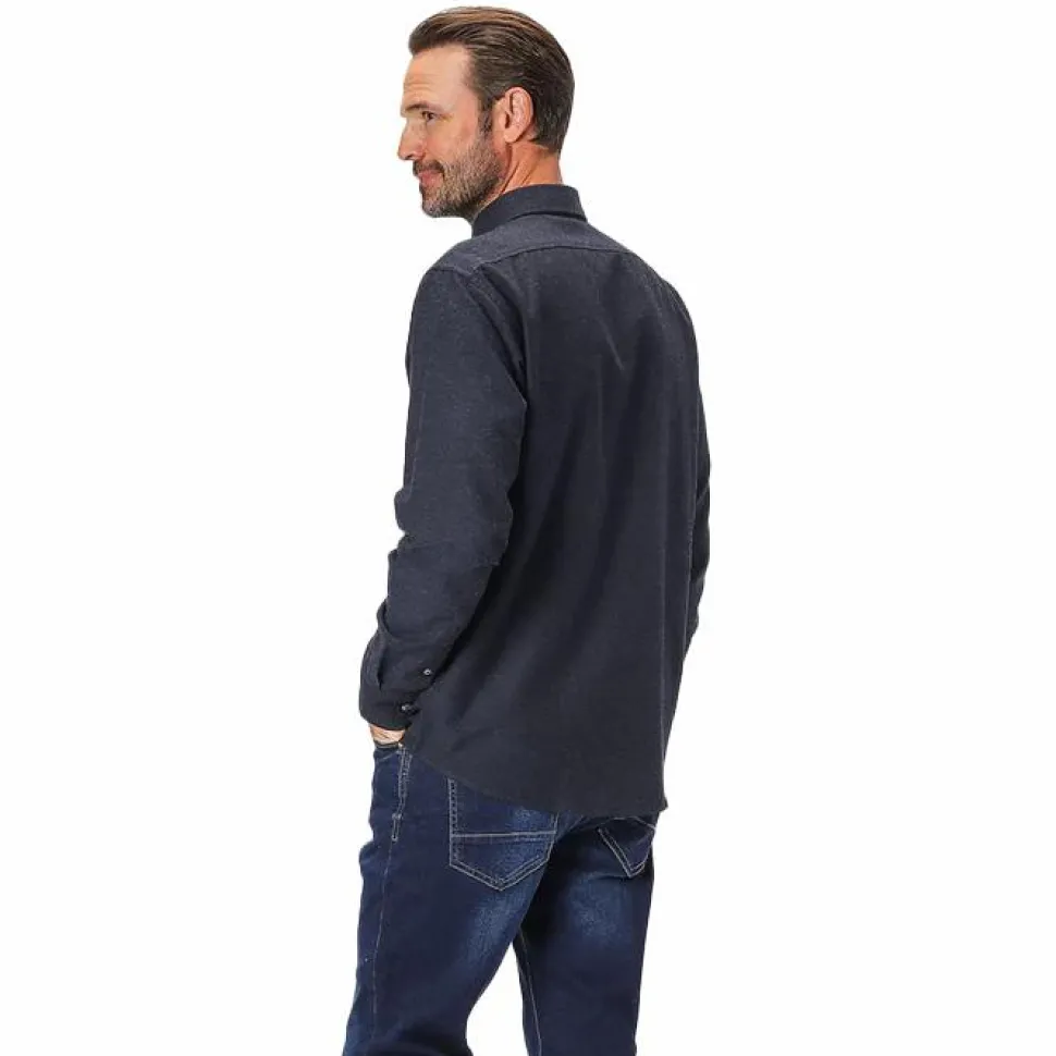 Pre End Harris Herre Skjorte - Dk. Navy Blue Mix