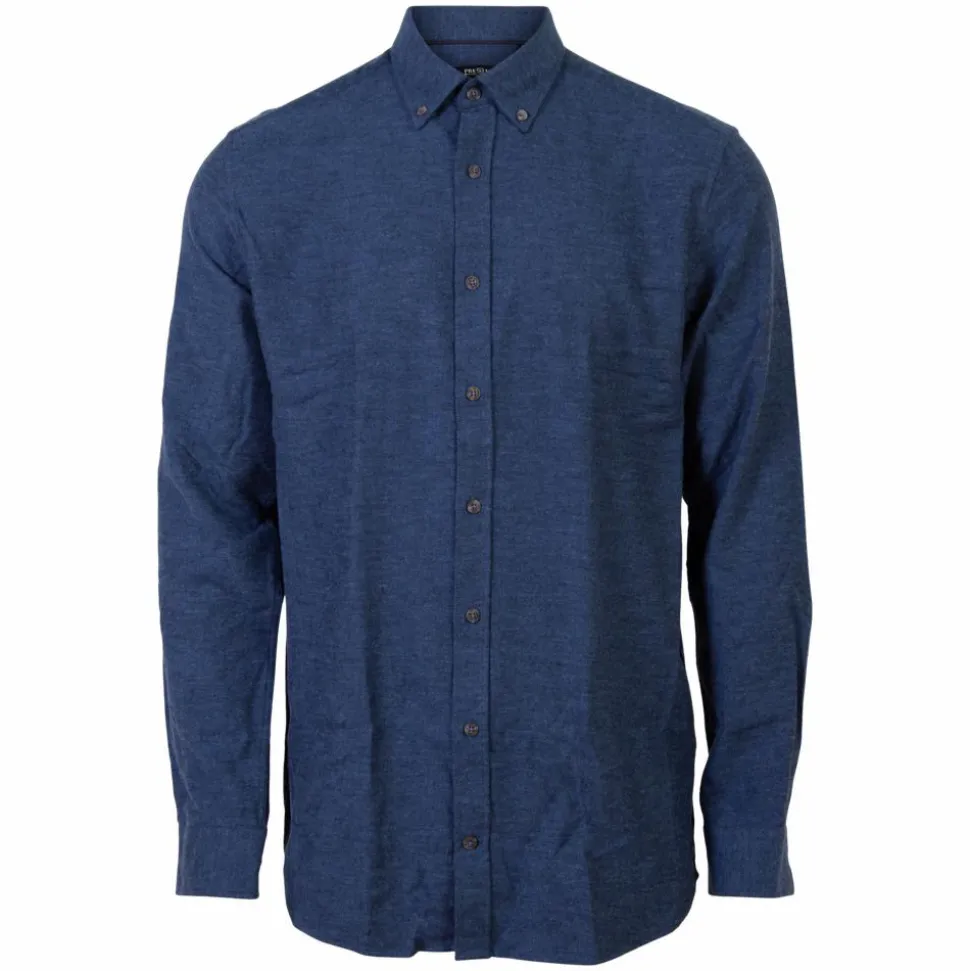 Pre End Herre Skjorte - Sea Blue Mix