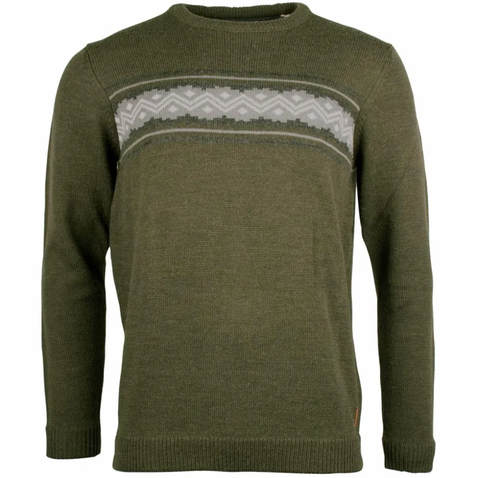 Pre End Herre Striktrøje - Kalamata Olive