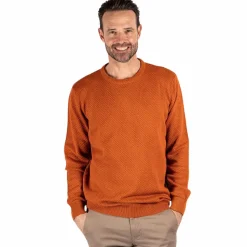 Pre End Howard Herre Striktrøje - Golden Orange