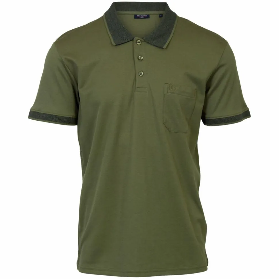 Pre End Texas Herre Polo - Light Army