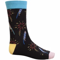 Produkt Nytårs Herre Strømper - Black/Firework