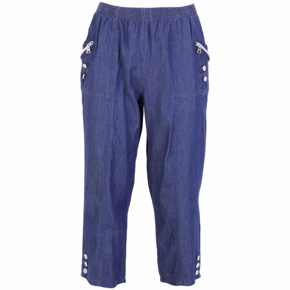 Pure Instinct Dame Capri - Denim