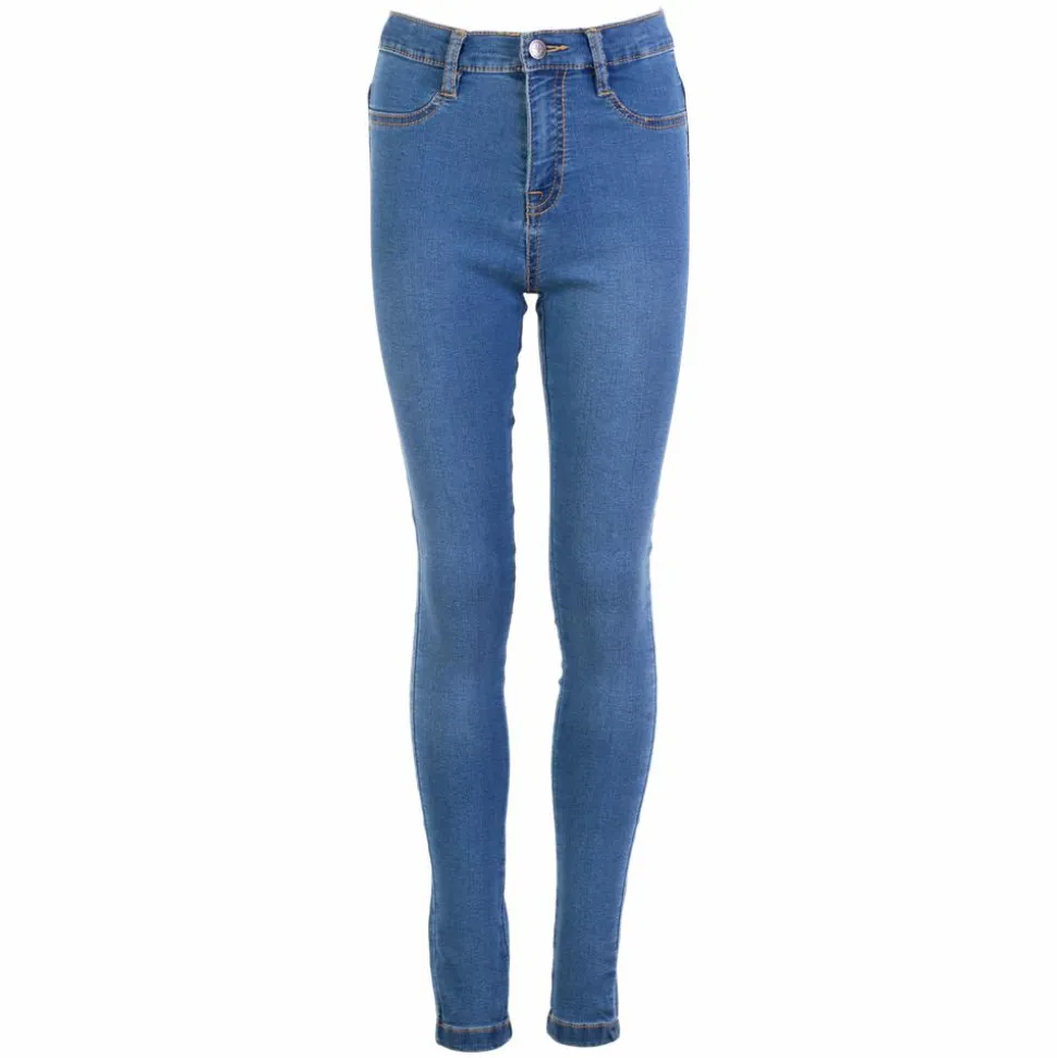 Queenz Grace Pige Jeans - Sky Blue