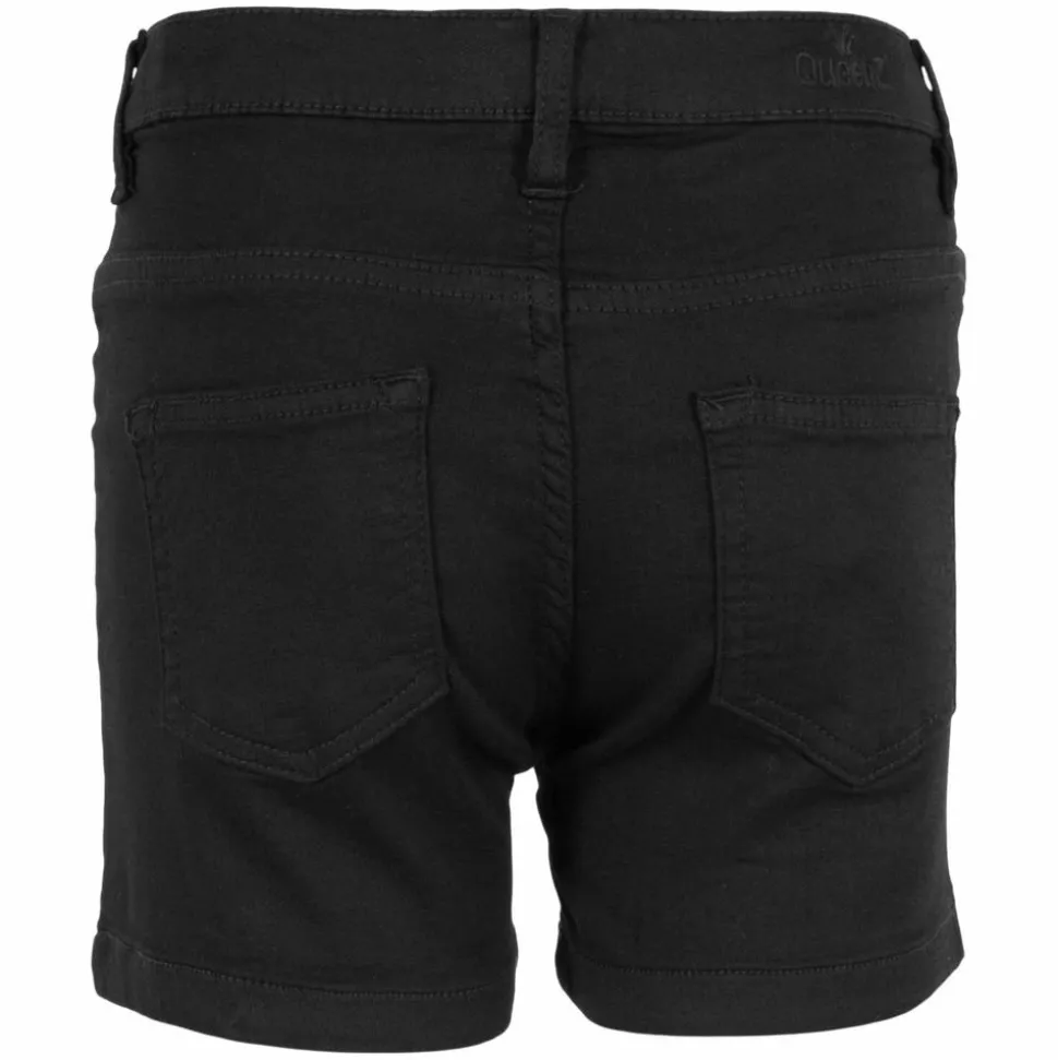 Queenz Grace Pige Shorts - Black Denim