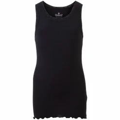 Queenz Roselina Pige Top - Black