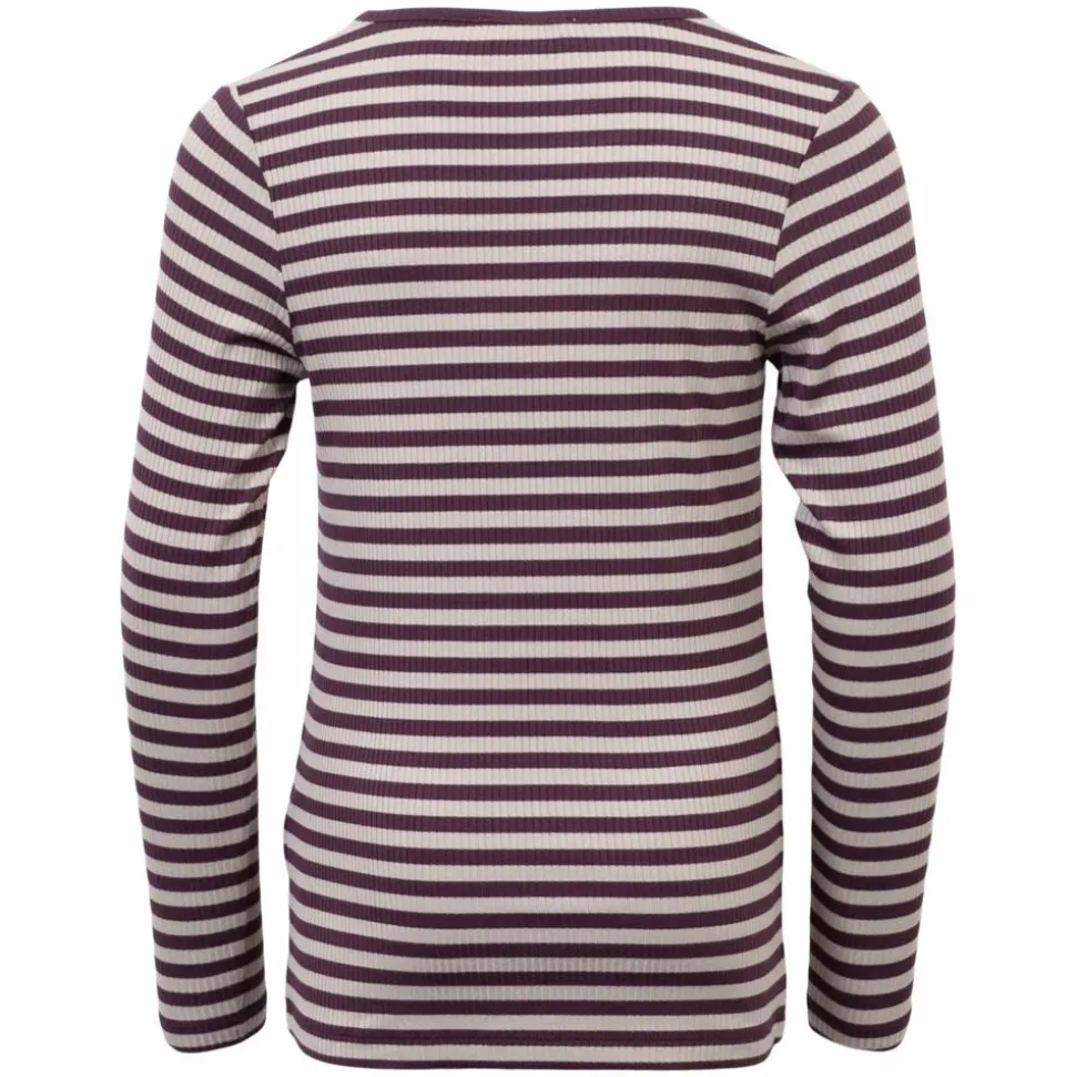 Queenz Rosita Pige Langærmet t-shirt - Crushed Violets