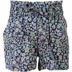 Queenz Sofia Pige Shorts - Navy AOP